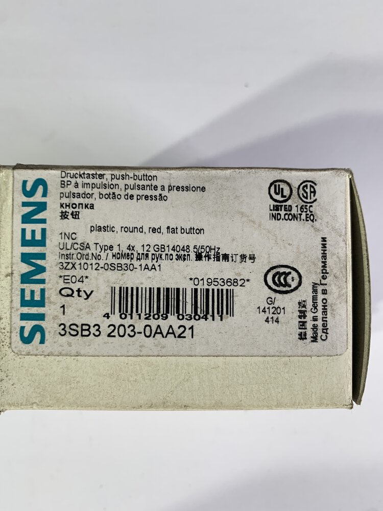 Siemens 3SB3 203-0AA21