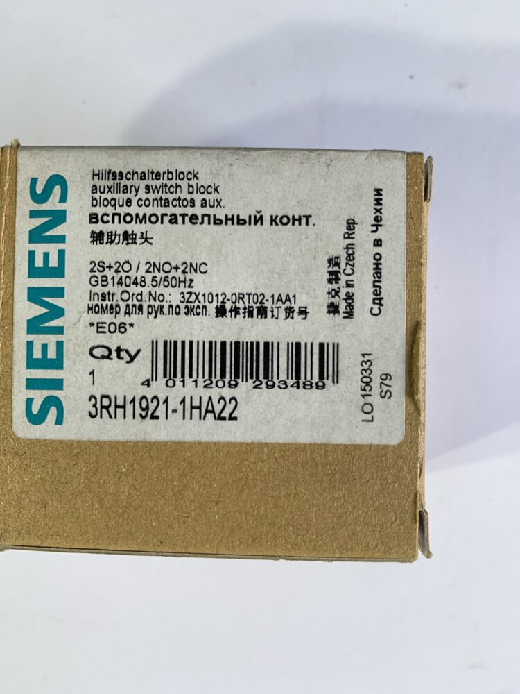 Siemens 3RH1921-1HA22