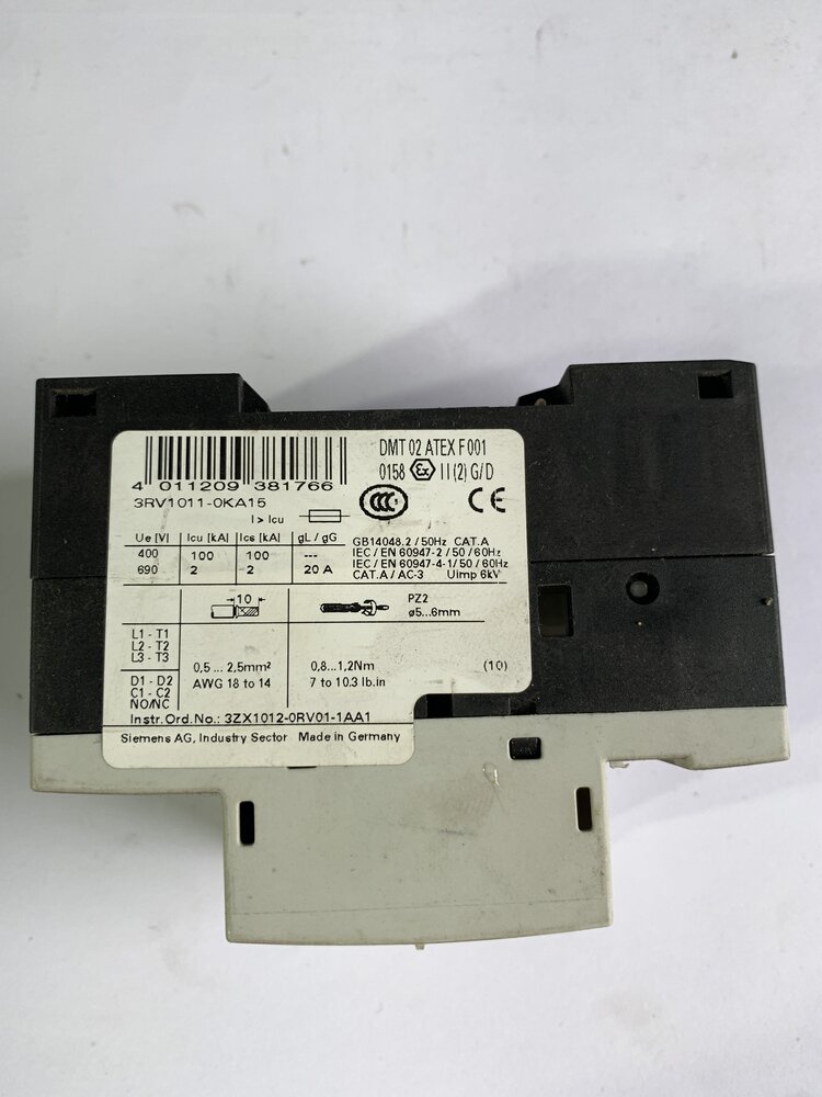 Siemens 3RV1011-OKA15 - Bild 2