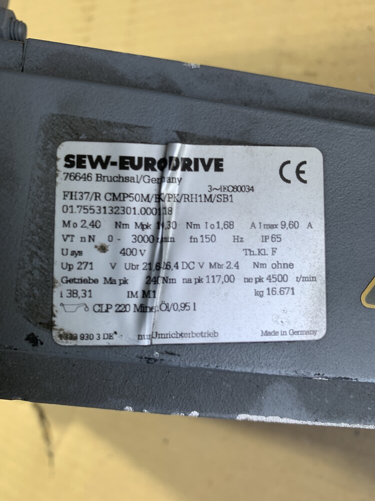 SEW FH37 CMP50MBK/PK/RH1M/SB1