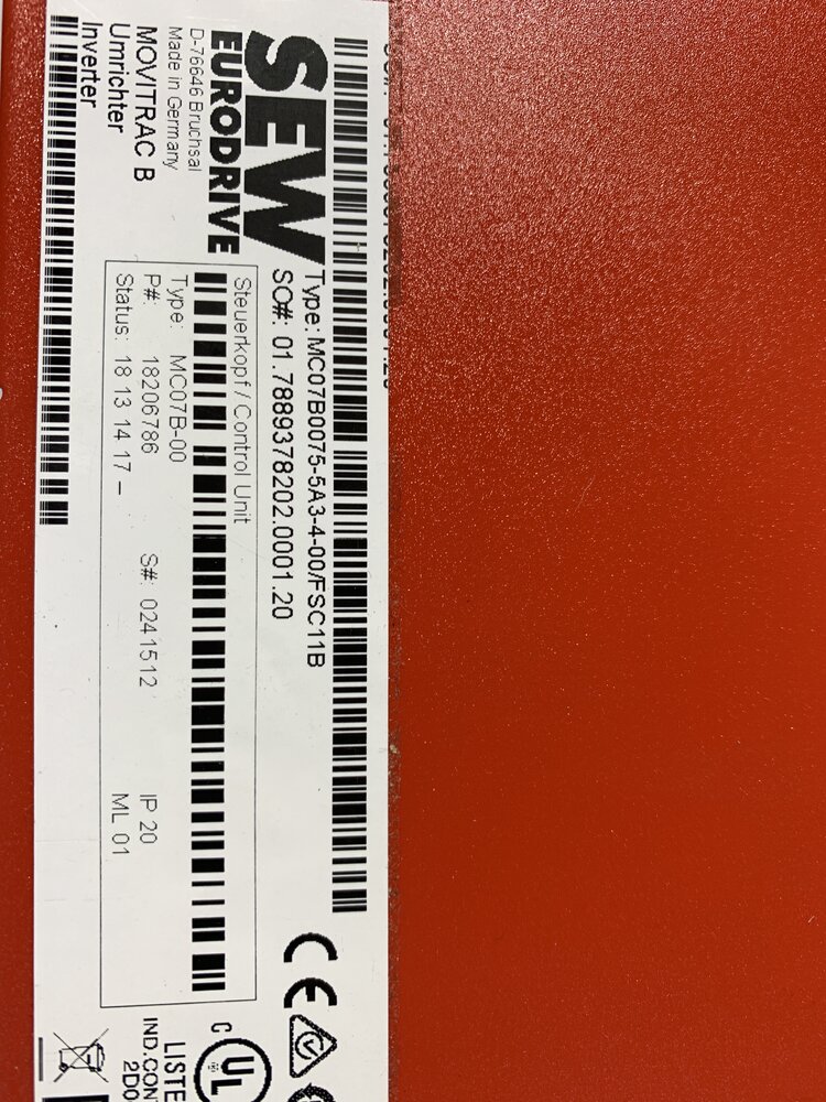 SEW MC07B0075-5A3-4-00/FSC11B