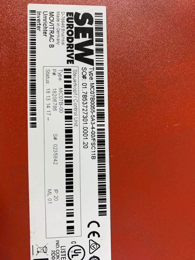 SEW MC07B0055-5A3-4-00/FSC11B