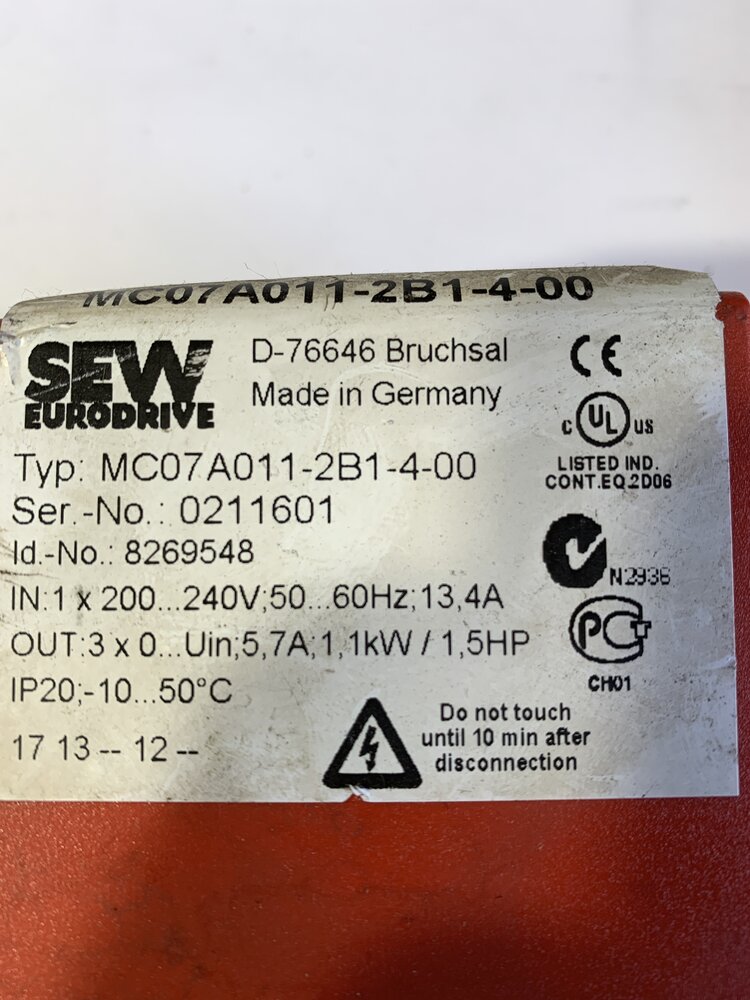 SEW MC07A011-2B1-4-00