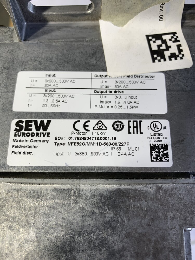 SEW MFE52G/MM11D-503-00/Z27F