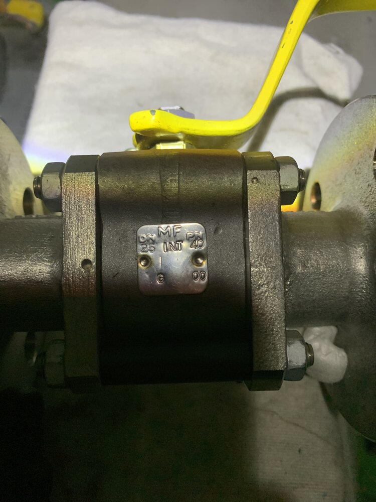 Megafrance DN25PN40 Flansch 115mm,Lochkreis 85mm