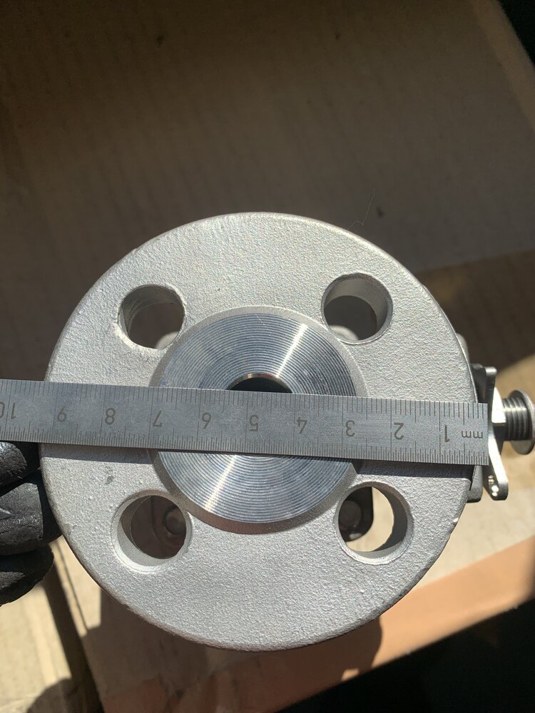 A+R Armaturen  A+R DN15 PN40  1.4408 Fln.95mm.Lochkreis 65mm - Bild 4