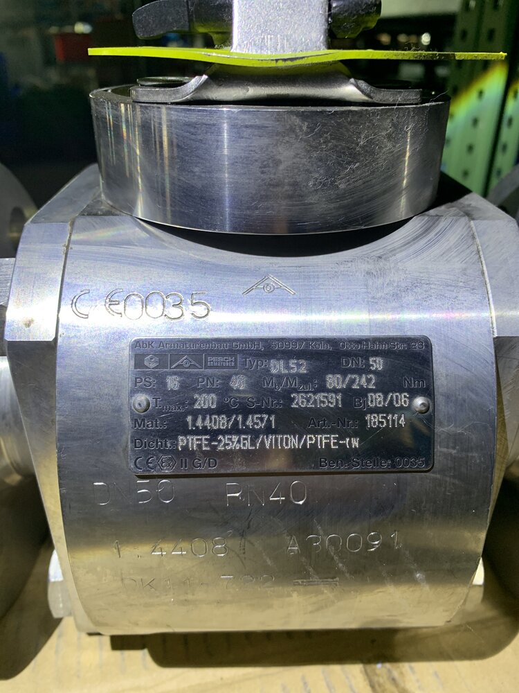 AbK Armaturenbay DL52  DN50 PN40. PS16