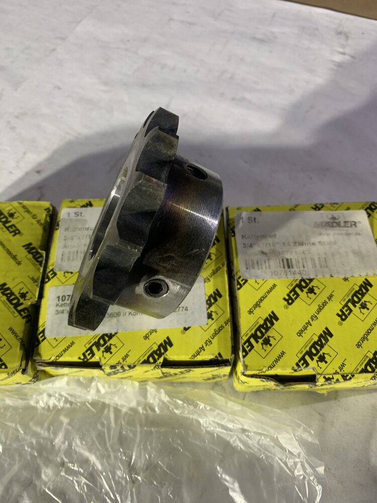 MADLER Kettenrad KRF 3/4x7/16. 14 Zähne Stahl - Bild 3