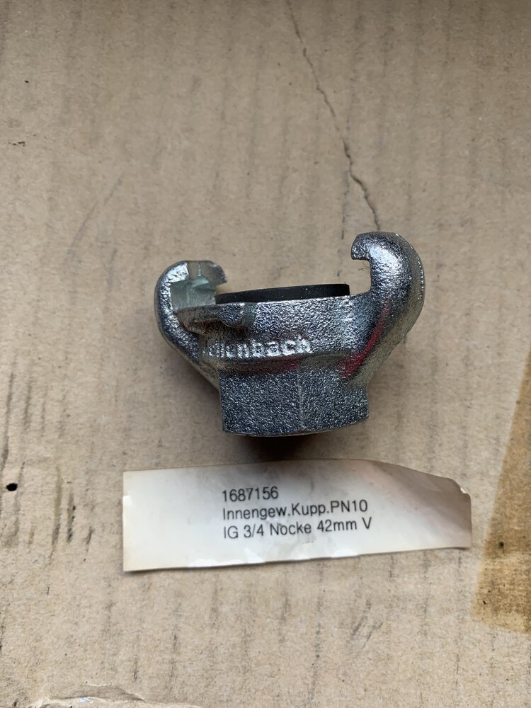 Müllonbach 1687156. PN10 IG3/4 Nocke 42mm V