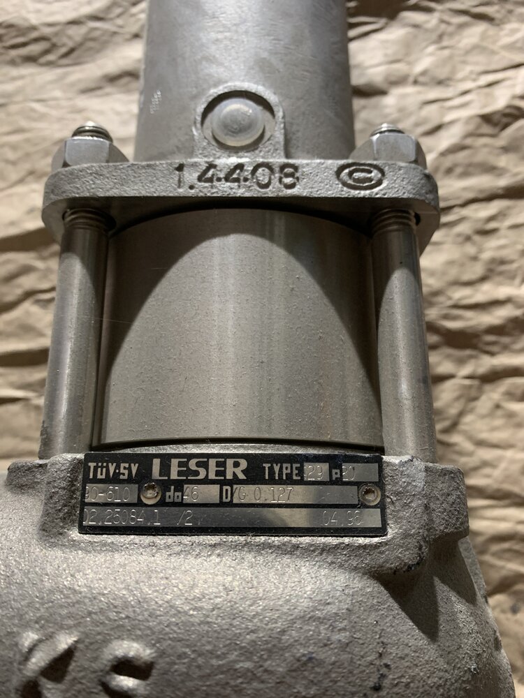 LESER GLP80KS.  DN80 PN40 