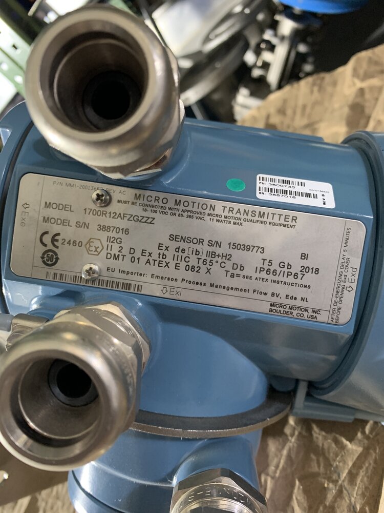 Micro motion transmitter 1700R12AFZGZZZ