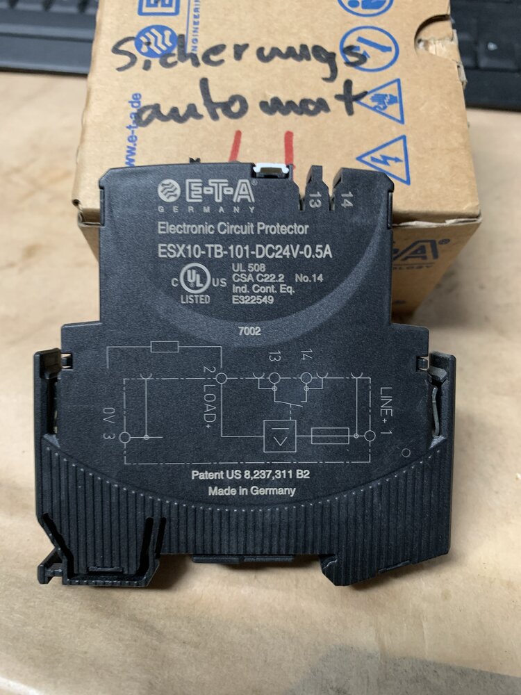 E-T-A ESX10-TB-101-DC24V-0,5A