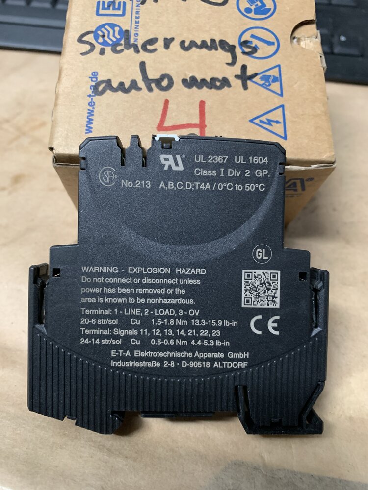 E-T-A ESX10-TB-101-DC24V-0,5A - Bild 2