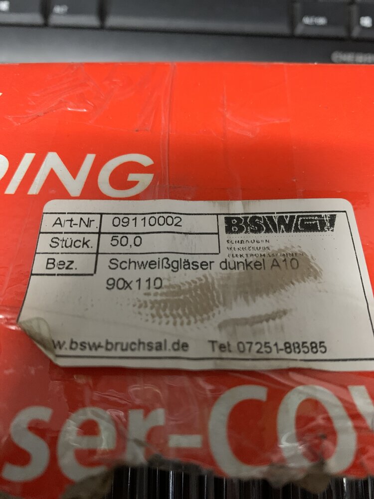 JAS Welding Dunkel A10  90x110 