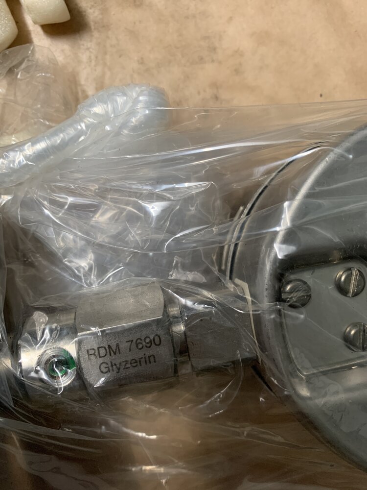 RDM 7690 Glyzerin RCh 100-3  0-10 bar  G1/2 A/RDM - Bild 2