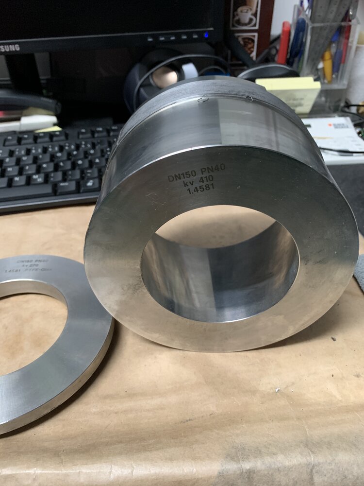 PTFE-Glas DN50 PN40 kv270. 1.4581 - Bild 2