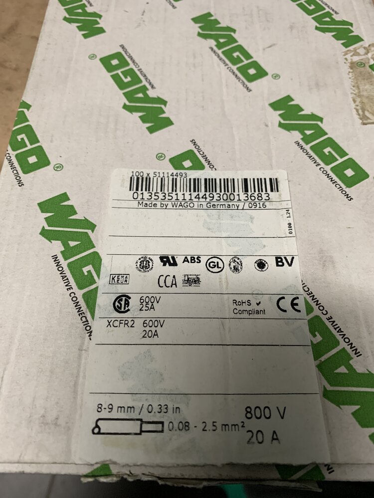 WAGO  100x280-833 4-L-Durchgangs-Klemme 2,5 Qmm - Bild 2