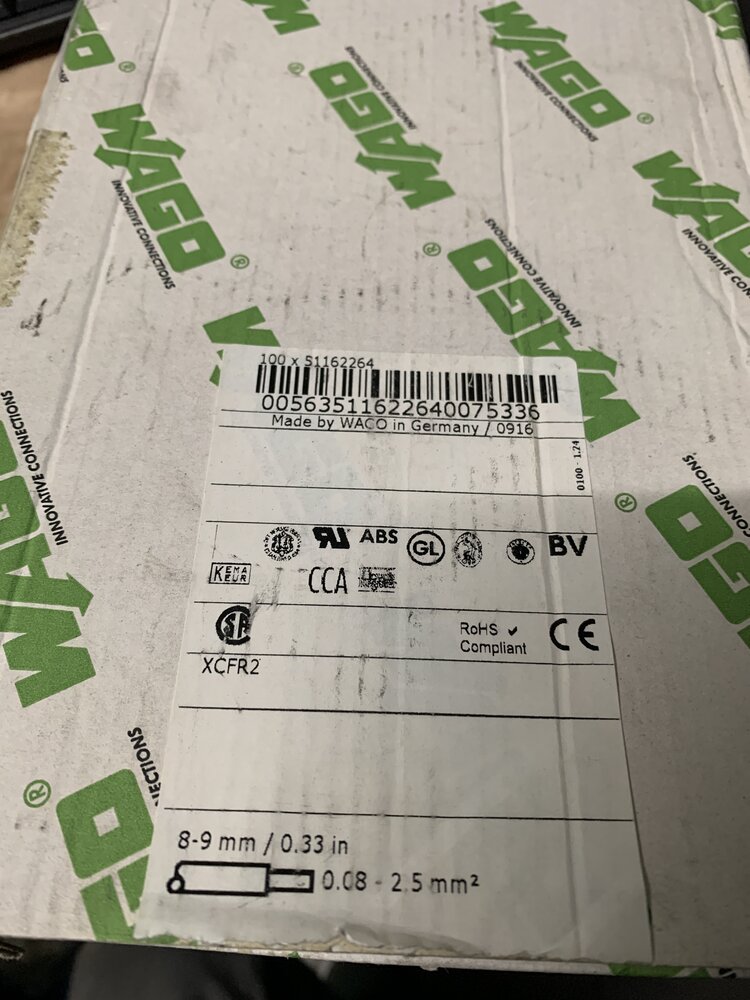 WAGO  IEC60947-7-2  2,5mm