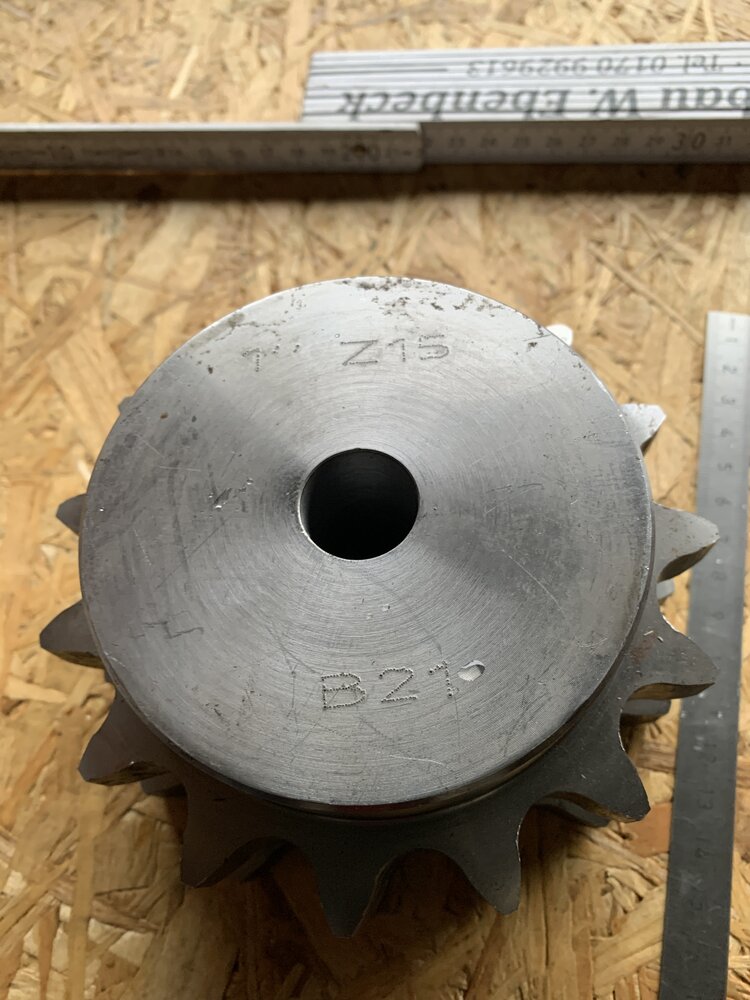 Kettenrad 1“ Z15  B21 