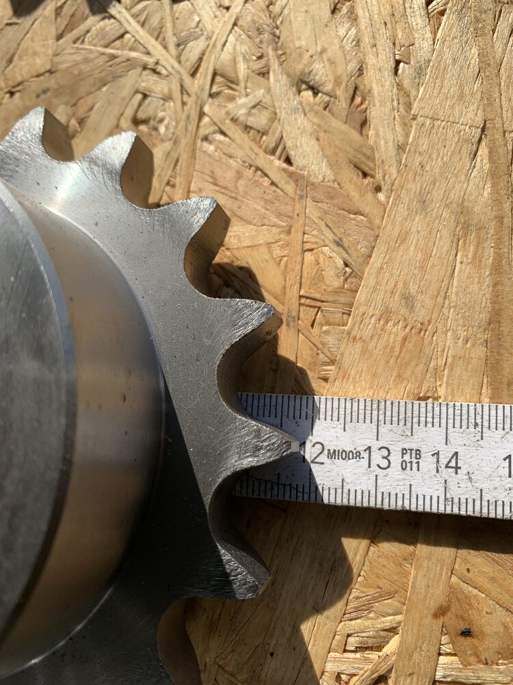 Kettenrad 12B Z18B3,12B-1-18 332506,12B-1-18 326340 - Bild 3