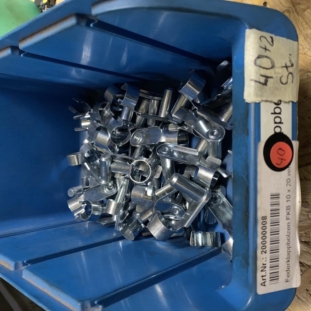 Federklappbolzen FKB 10x20 verzin - Bild 2