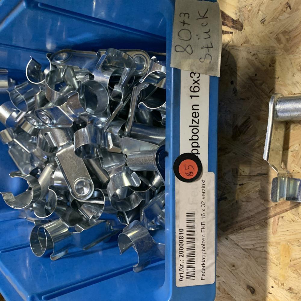 Federklappbolzen FKB 16x32 verzinkt 