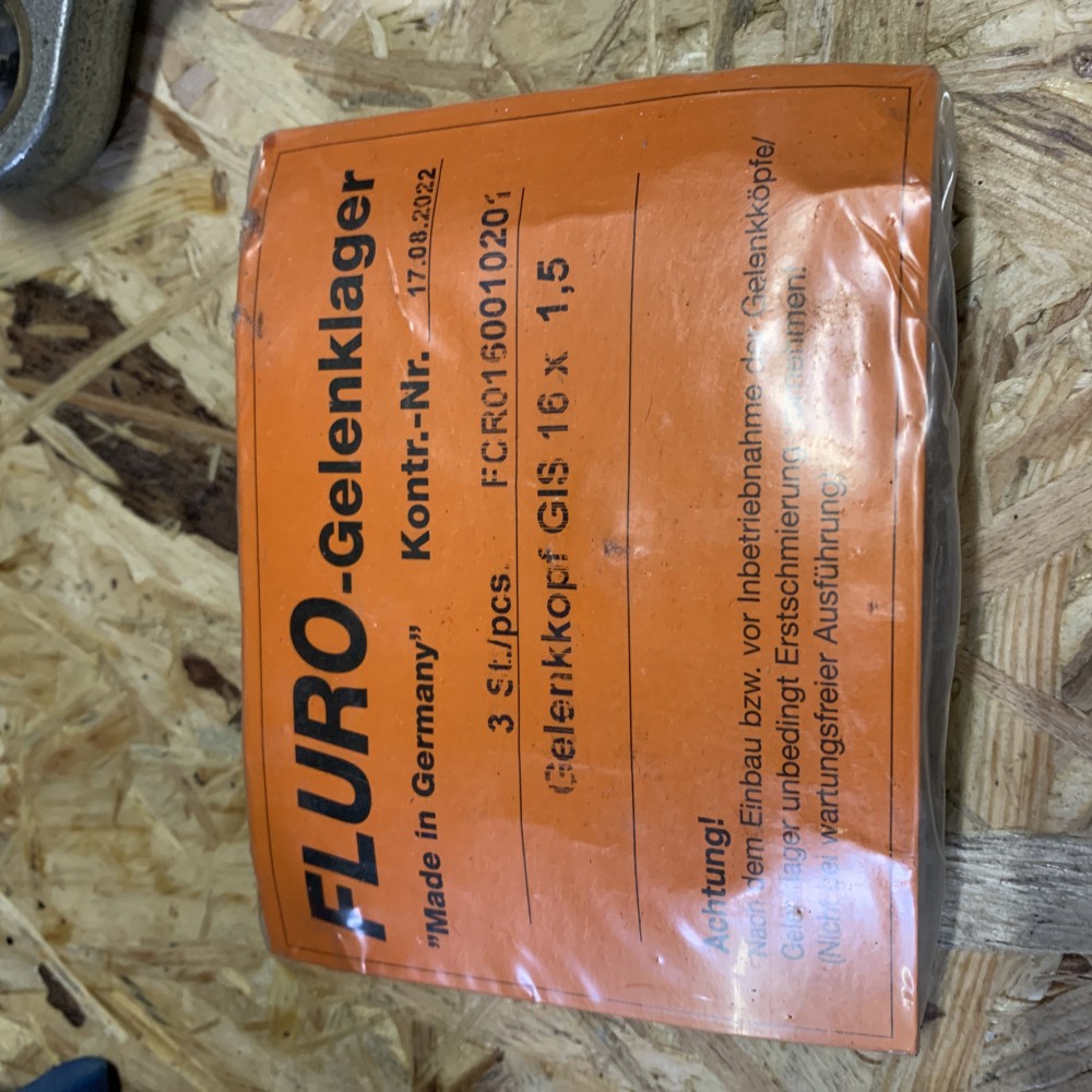 FLURO-Gelenklager Gelenkkopf GIS 16x1,5