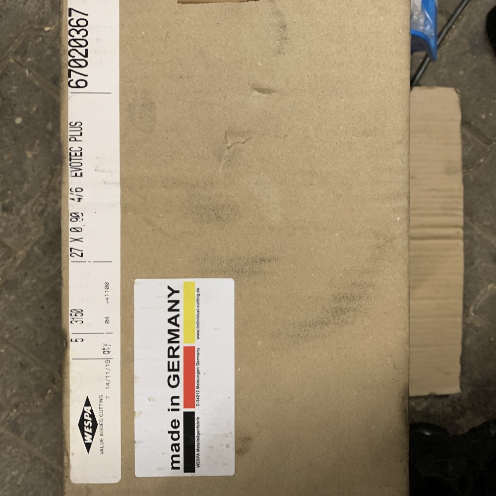 Wespa Evotec Plus 3150x27x0,90. 4/6 (67020367)