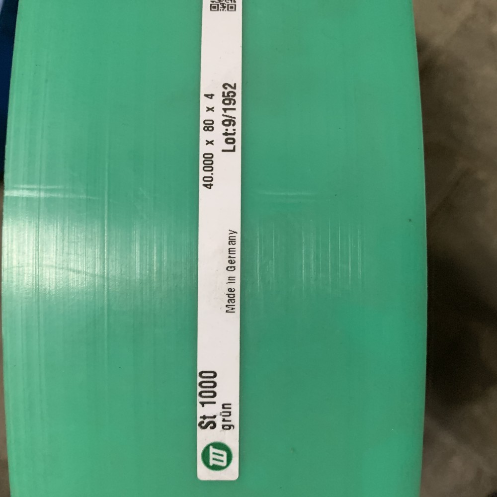 Bandmaterial St 1000,grün 40.000x80x4