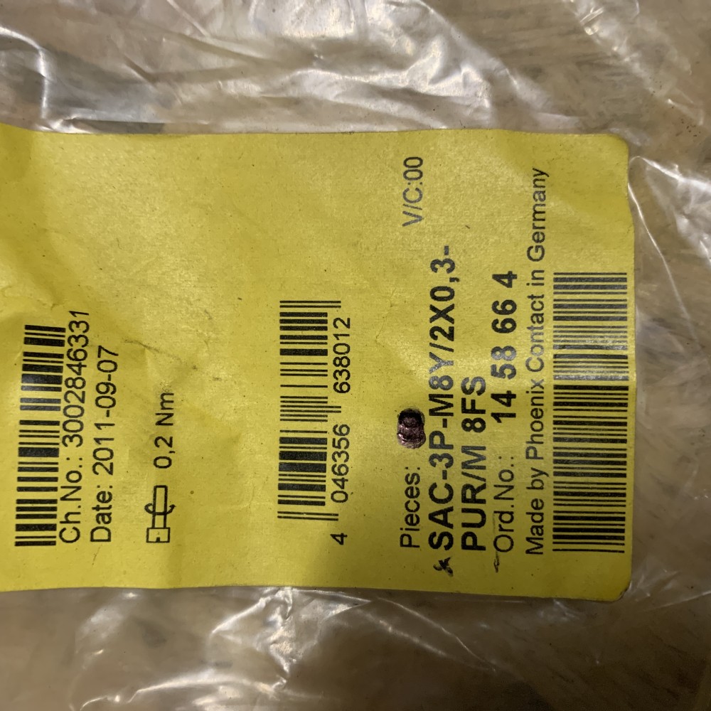 Phoenix Contact SAC-3P-M8Y/2X0,3-PUR/M 8FS - Bild 2