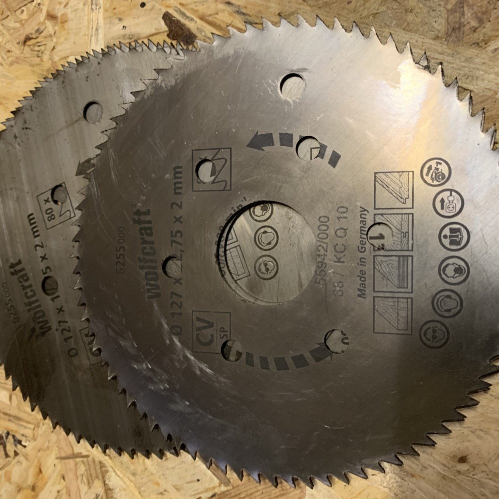 Wolfcraft Sägeblätter 127x12,75x2mm
