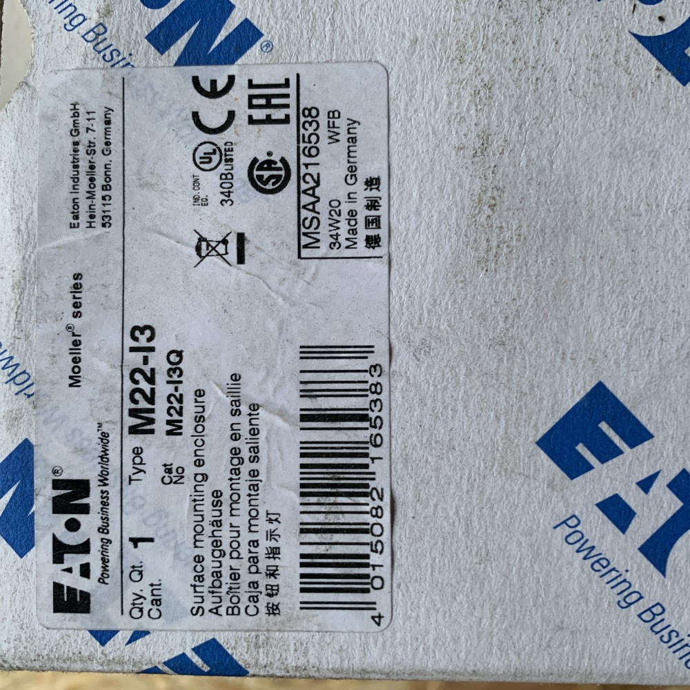 EATON M22-I3 (M22-I3Q). MSAA216538 - Bild 2