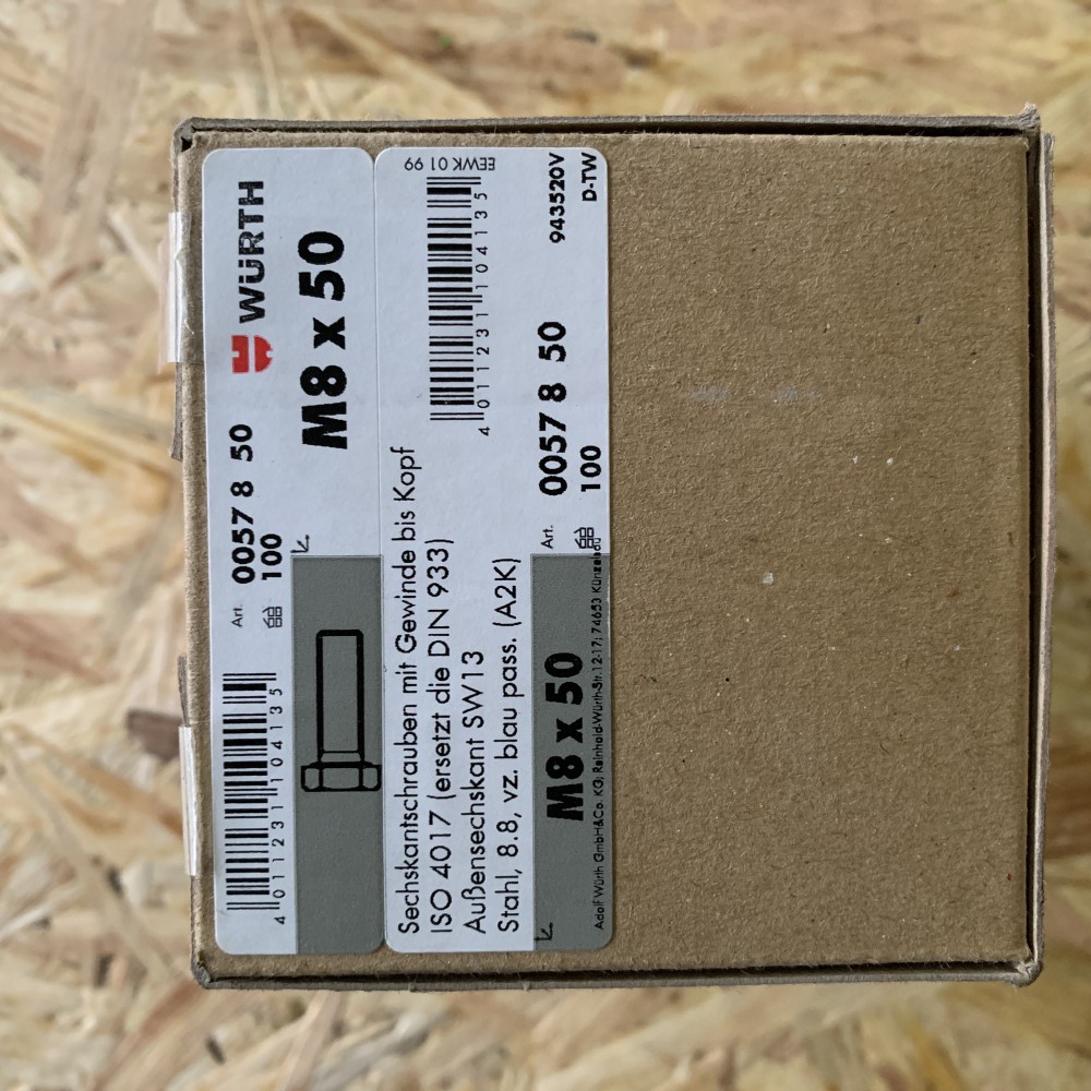 Würth M8x50  (0057850)