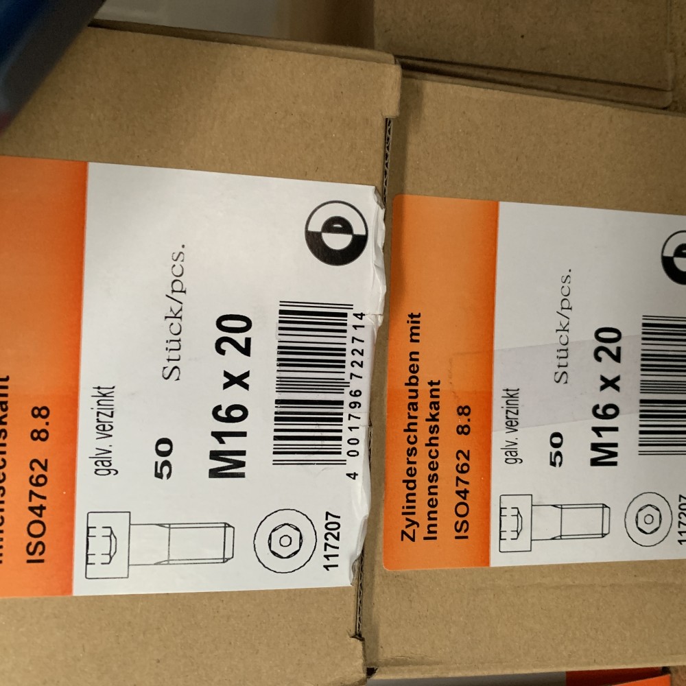 Zylinderschrauben  M16x20 - Bild 2