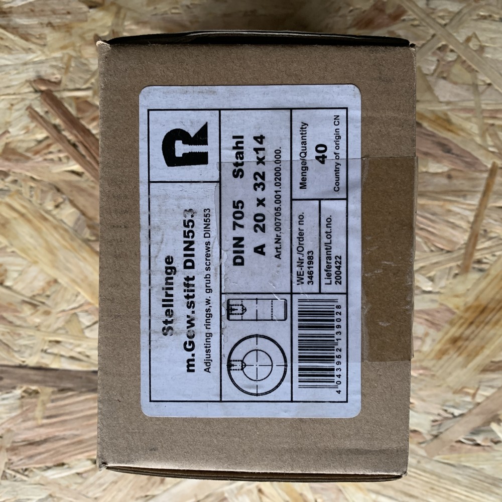 Stellringe A20x32x14