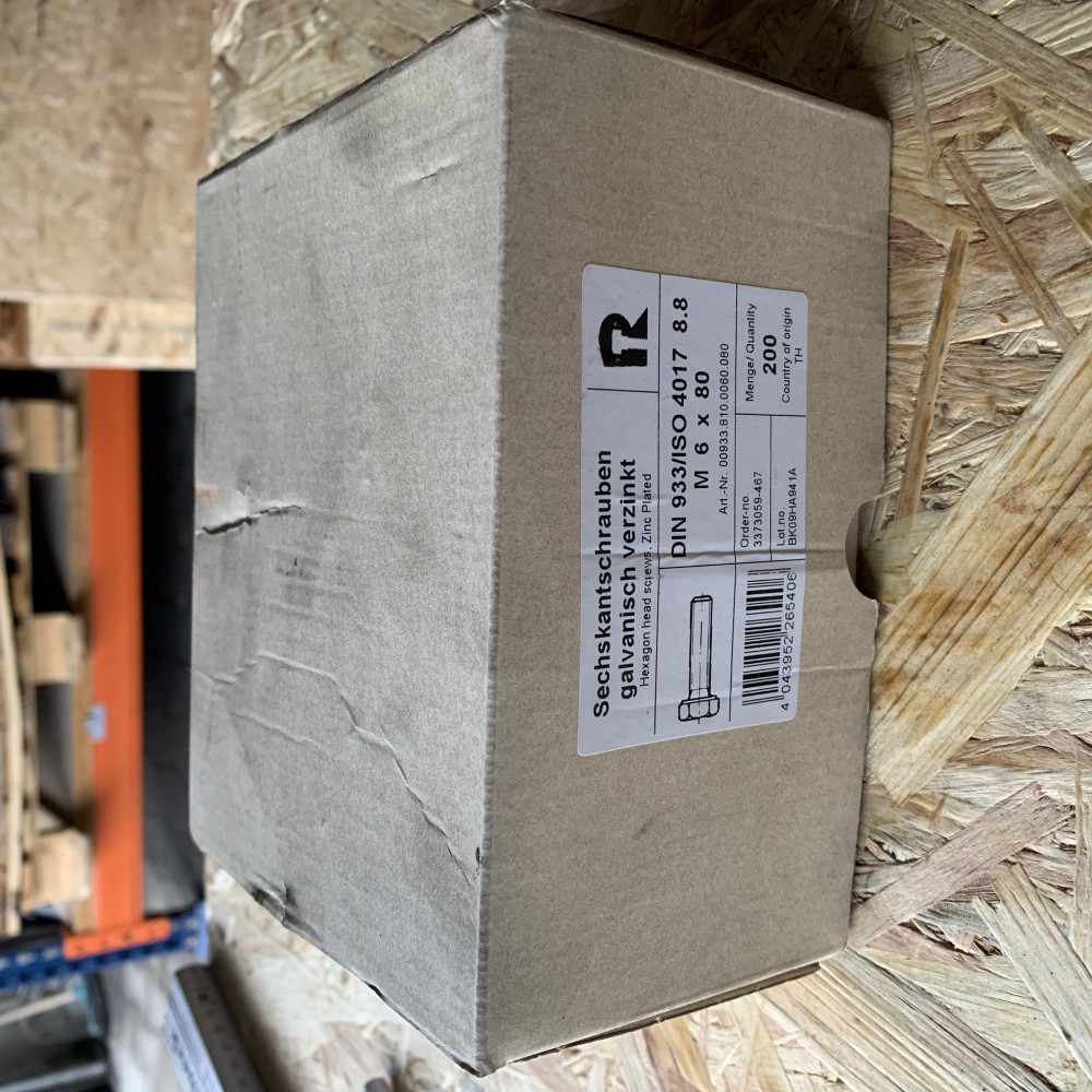 Sechskantschrauben M6x80