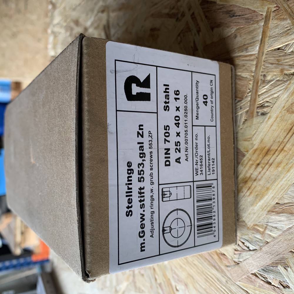 Stellringe A25x40x16