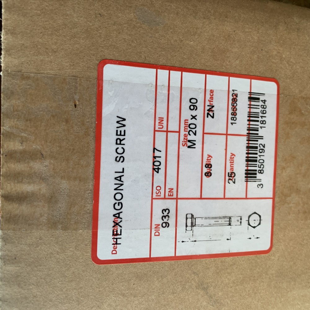 Sechskantschrauben M20x90