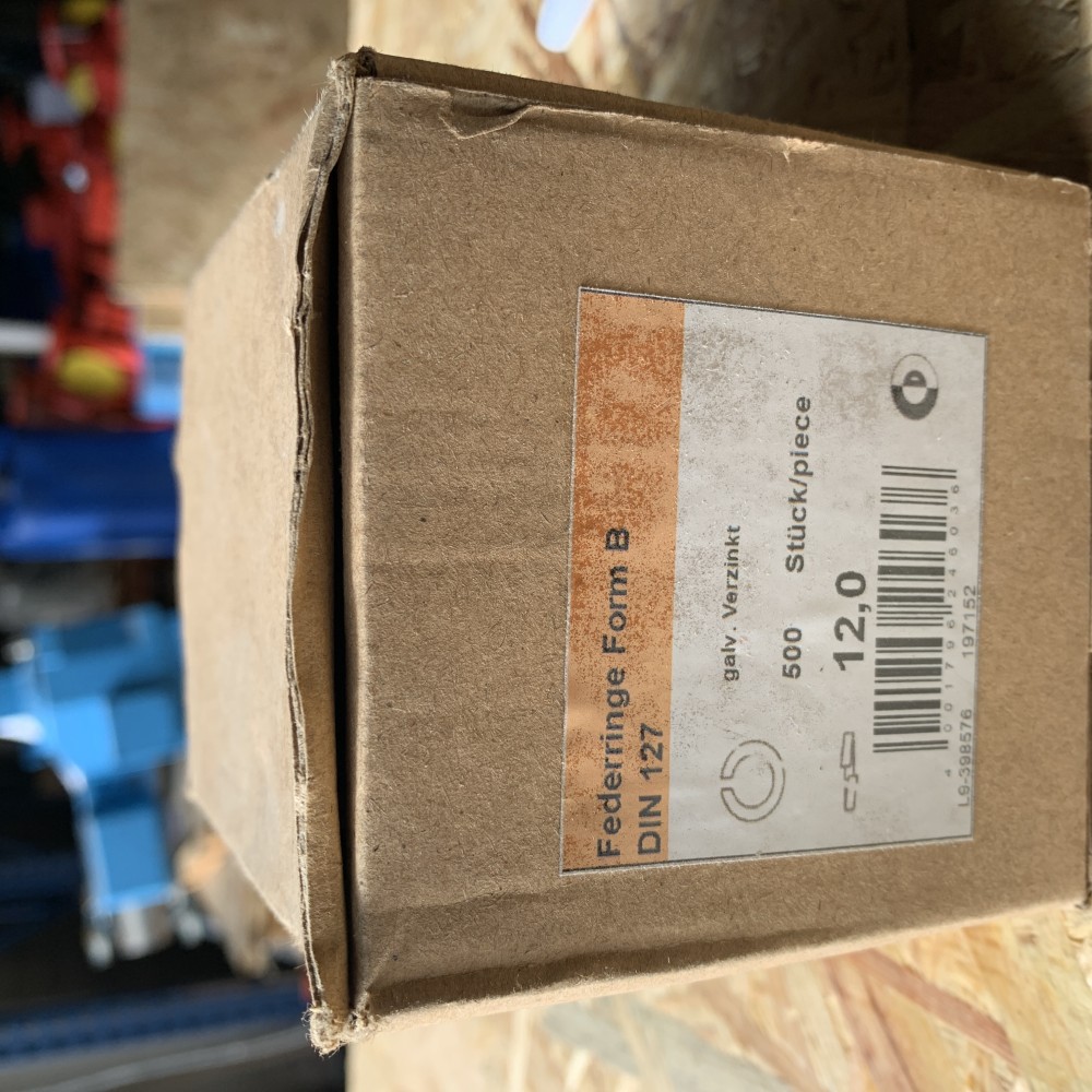 Federringe Form B 12,0