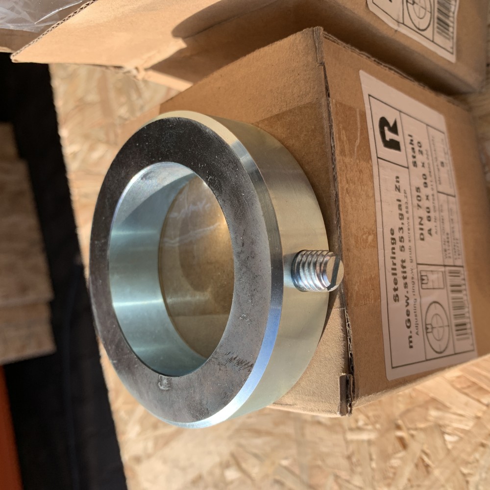 Stellringe m.Gew.stift 553,gal Zn A60x90x20 - Bild 2