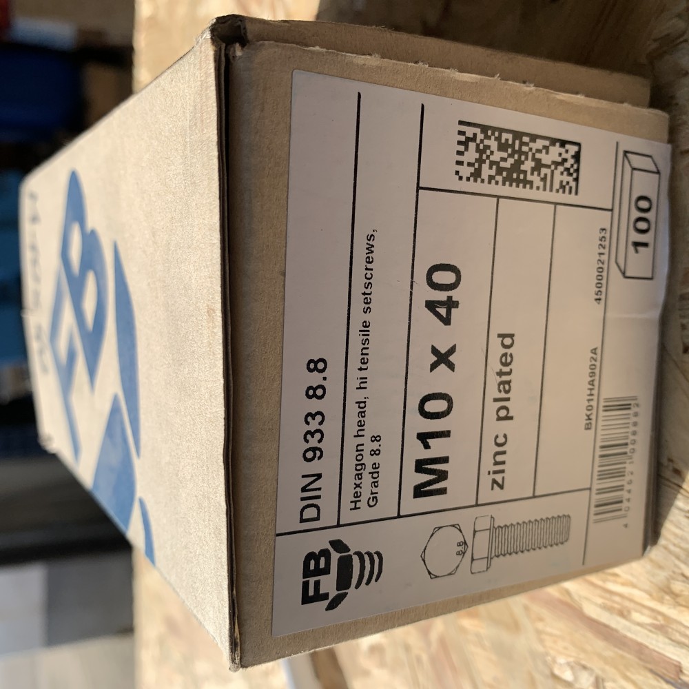 FB Sechskantschrauben M10x40