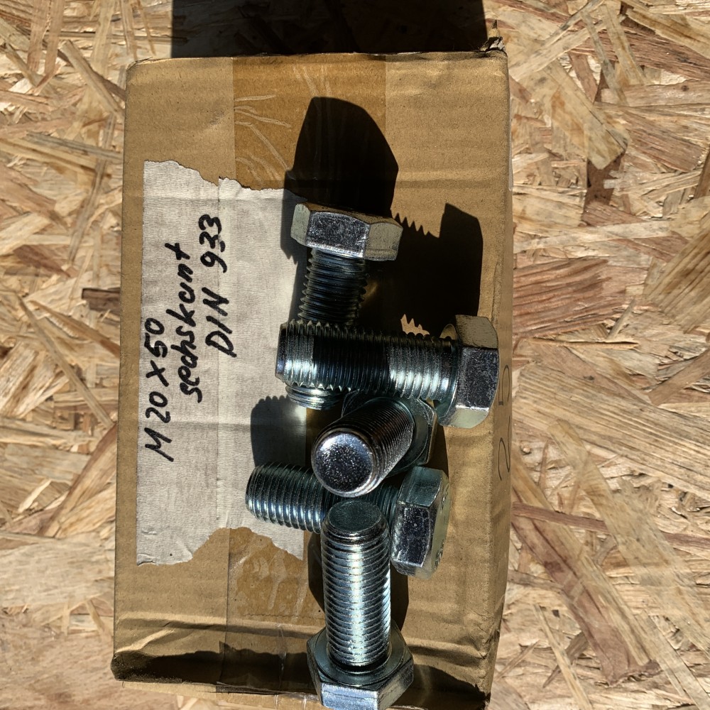 1) Sechskantschrauben M20x50 - Bild 2