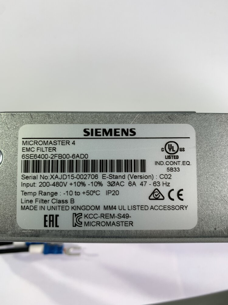 Siemens 6SE6400-2FB00-6AD0