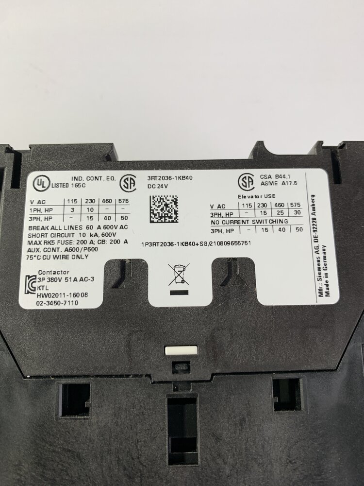 Siemens 3RT2036-1KB40