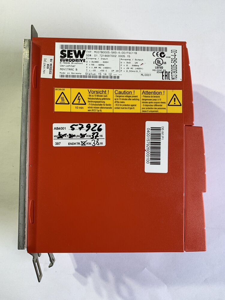 SEW MC07B0011-5A3-4-SO/FSC11B - Bild 2