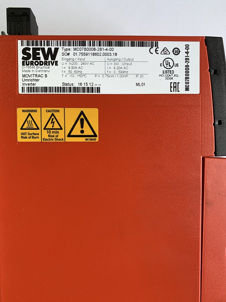 SEW MC07B0008-2B1-4-00