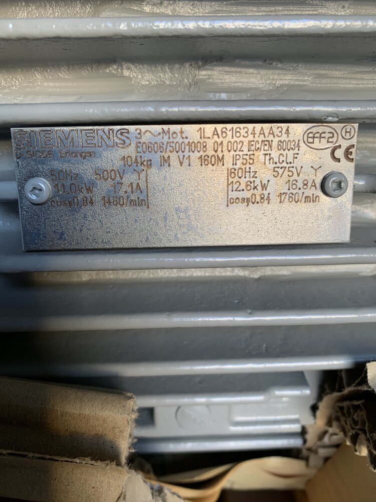 Siemens 1LA 61634 AA 34