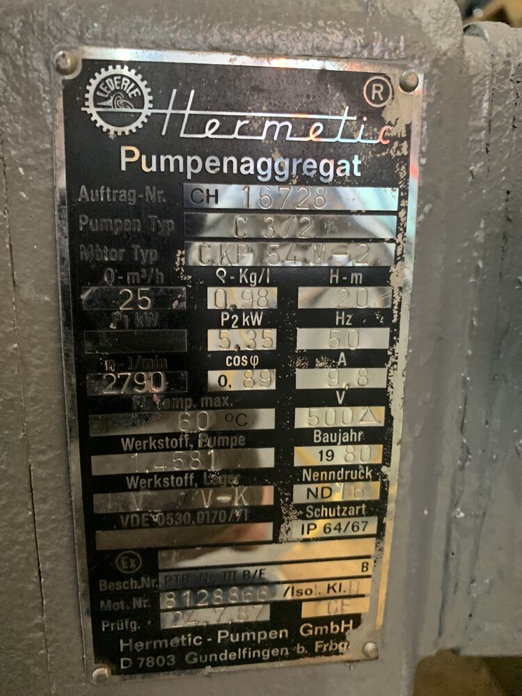 AEG+ CKP 54 M-2    Pumpe: C 3/2