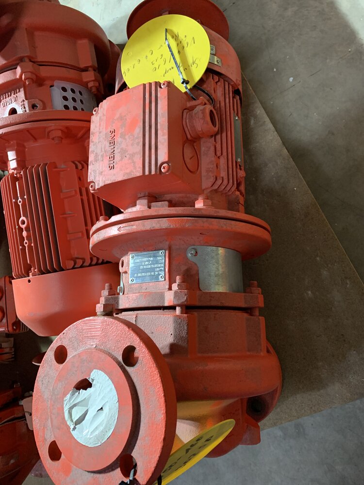 Siemens Motor: 1MA71062BA34-Z.  Pumpe: Etaline GN050-160/302 SP - Bild 3