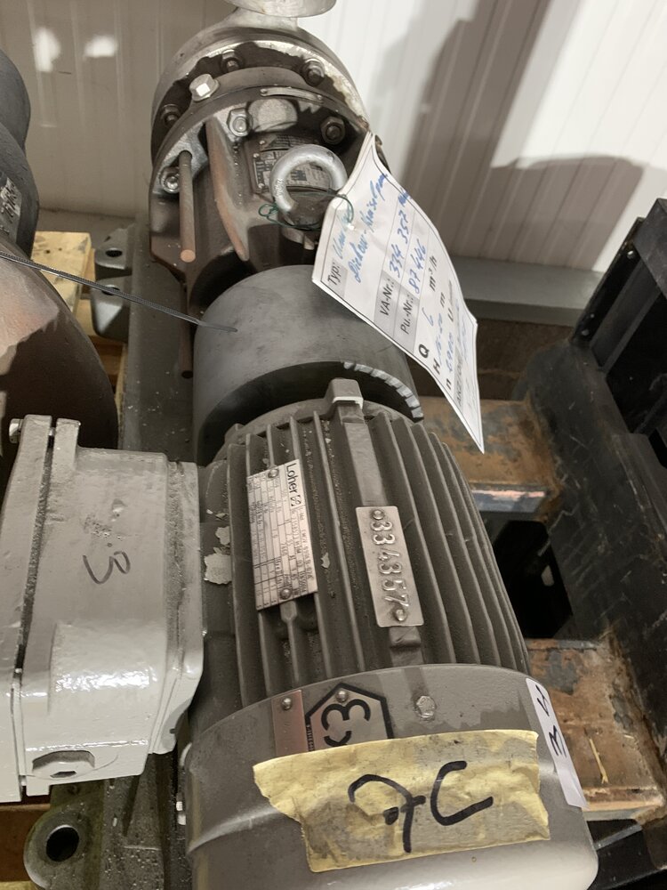 Loher_set Motor: Loher: EMGV -09OLB-02A;  Pumpe: Dickow Pumpen  D-8264, Typ: NMLh26/170 - Bild 2